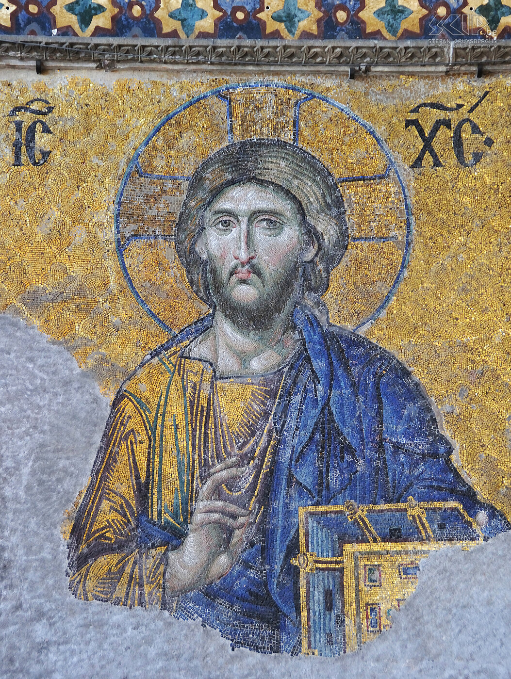 Istanbul - Haghia Sophia - Deesis mosaic  Stefan Cruysberghs